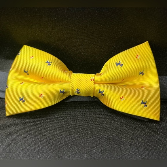 Other - Yellow Bow Tie with Blue and Red Accents